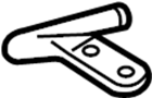 Image of Bracket. Muffler. Pipe. (Front, Rear). Exhaust Bracket. Exhaust. image for your 2021 TOYOTA COROLLA SE Sedan 2.0L CVT