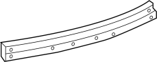 View Bumper Impact Bar (Rear) Full-Sized Product Image 1 of 2
