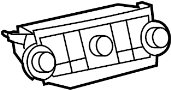 Image of Control, Air Conditioning (A/C). Dash Control Unit. Temperature Control. image for your 2005 TOYOTA ECHO 2-DOOR