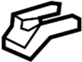 Image of Seat Track Cover (Rear, Lower) image for your 2024 Toyota Camry 2.5L A/T FWD SE SEDAN 