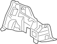 View Interior Quarter Panel Trim Panel (Rear, Lower) Full-Sized Product Image 1 of 2