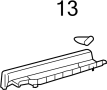 View Trunk Floor Storage Box Cap (Rear) Full-Sized Product Image