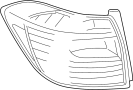 Image of Tail Light Assembly image for your 2010 Toyota Sienna   