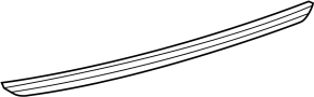 View Bumper Trim (Rear, Lower) Full-Sized Product Image 1 of 2