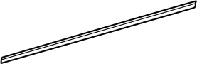 Image of Door Window Belt Weatherstrip (Front) image for your TOYOTA MATRIX