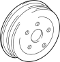 Image of Brake Drum image for your 2018 Toyota Corolla iM  Base Hatchback 