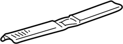 Image of Liftgate Trim Scuff Plate (Rear) image for your 2015 Toyota Highlander   
