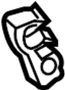 Image of CLAMP, COOLER, NO.1. CLAMP, PIPING. Liquid line clamp. Included with: Liquid. image for your 2023 Toyota Tundra  SR5 Extended Cab Pickup Fleetside 