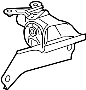 Image of Insulator, Engine MO. Side mount. image for your Toyota