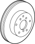 Image of Disc Brake Rotor (Front) image for your 2016 Toyota RAV4 2.5L A/T FWD SE Sport Utility 