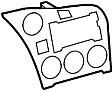 Image of Radio Bezel image for your 2005 Toyota Solara 3.3L V6 A/T SLE CONVERTIBLE 