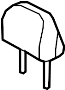 Image of Headrest Assembly, SE. (Front). Part serviced with seat. image for your 2022 TOYOTA TUNDRA