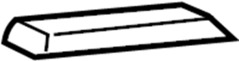 View Drip molding. MOULDING, ROOF DRIP.  Full-Sized Product Image 1 of 2