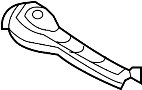 View Floor Pan Crossmember (Rear, Upper, Lower) Full-Sized Product Image 1 of 3