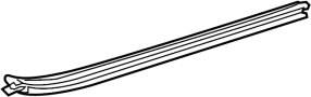 Image of Door Window Belt Weatherstrip (Front) image for your 2013 TOYOTA MATRIX Base Wagon 1.8L M/T FWD