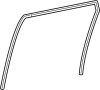 Image of Window Channel (Rear) image for your 2024 Toyota Land Cruiser   