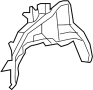 Image of Inner wheelhouse. PANEL SUB - ASSEMBLY, QUARTER. PANEL, WHEEL - HOUSING. image for your 2010 TOYOTA MATRIX