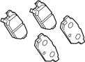 View Disc Brake Pad Set (Rear) Full-Sized Product Image