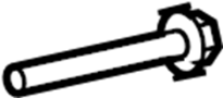 View Suspension Control Arm Bolt (Front, Lower) Full-Sized Product Image