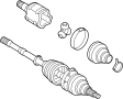 Image of CV Axle Assembly (Rear) image for your 2002 Toyota RAV4   