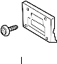 Image of License Plate Bracket (Front) image for your 2019 Toyota Highlander   
