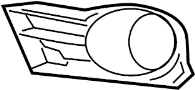 Image of Fog Light Trim (Left, Lower) image for your 2005 TOYOTA MATRIX