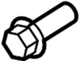 Image of Bolt. REINFORCED. Beam. Bumper Cover. image for your 2008 Toyota Camry 2.4L A/T XLE SEDAN 