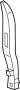 Image of Fender Seal (Right, Front, Rear, Upper, Lower) image for your 2005 Toyota Solara 3.3L V6 A/T SE COUPE 