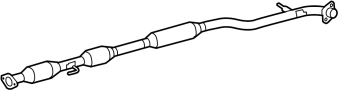 Image of Exhaust Pipe image for your 2011 Toyota Corolla   