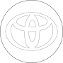 Image of Cap. Wheel. ORNAMENT. Wheel Cap Emblem. Wheel. image for your 2022 Toyota Camry   