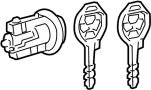 Image of Cylinder. Keys. Lock. A Lock Cylinder to Lock. image for your 2010 Toyota Camry   
