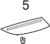View Clip. Panel. Trim. Cover. (Front, Rear, Upper, Lower) Full-Sized Product Image