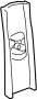 Image of Seat Belt Height Adjuster Cover (Front) image for your 2014 Toyota Corolla  LE Eco Sedan 