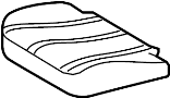 Image of Seat Cushion Pad (Rear) image for your 2018 Toyota Prius   