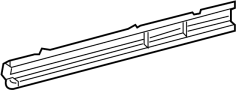 Image of Rocker Panel Reinforcement (Front) image for your 2018 Toyota Corolla   