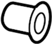 Image of Grommet.  A rubber ring with a. image for your 2003 TOYOTA PRIUS
