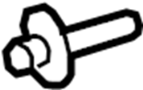 View Molding. Rivet. Clip. Door. (Front, Rear, Upper) Full-Sized Product Image