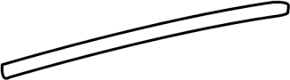 Image of Door Reveal Molding (Rear, Upper) image for your 2023 Toyota 4Runner   