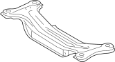 View Suspension Subframe Crossmember (Rear) Full-Sized Product Image