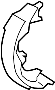 View Parking Brake Shoe Full-Sized Product Image 1 of 4