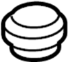 View Suspension Strut Mount Cap (Rear, Upper) Full-Sized Product Image 1 of 10