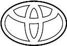Image of Emblem.  Grille Emblem. Hatch. image for your 2010 TOYOTA SIENNA