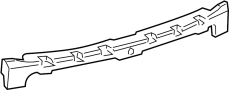 Image of Bumper Impact Absorber (Rear) image for your 2013 Toyota Camry  Hybrid LE Sedan 
