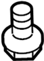 View Screw. Bolt. Cover. Bumper. (Upper, Lower) Full-Sized Product Image