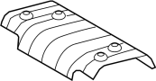 View Insulator, Main Muff. Muffler shield.  Full-Sized Product Image 1 of 2