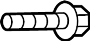Image of Exhaust Manifold Bolt image for your 2002 Toyota Solara  SE CONVERTIBLE 