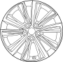 Image of Wheel, alloy. Wheel, Disc. image for your Toyota