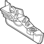 Image of Mud Guard (Front, Rear). Mud Guard. Air deflector. image for your 2012 Toyota Tundra  Limited Extended Cab Pickup Fleetside 