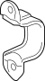 Image of Suspension Stabilizer Bar Bracket (Rear, Lower) image for your 2021 Toyota Avalon   