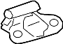 Image of Liftgate Hinge image for your 2012 Toyota Highlander 3.5L V6 A/T FWD Base Sport Utility 